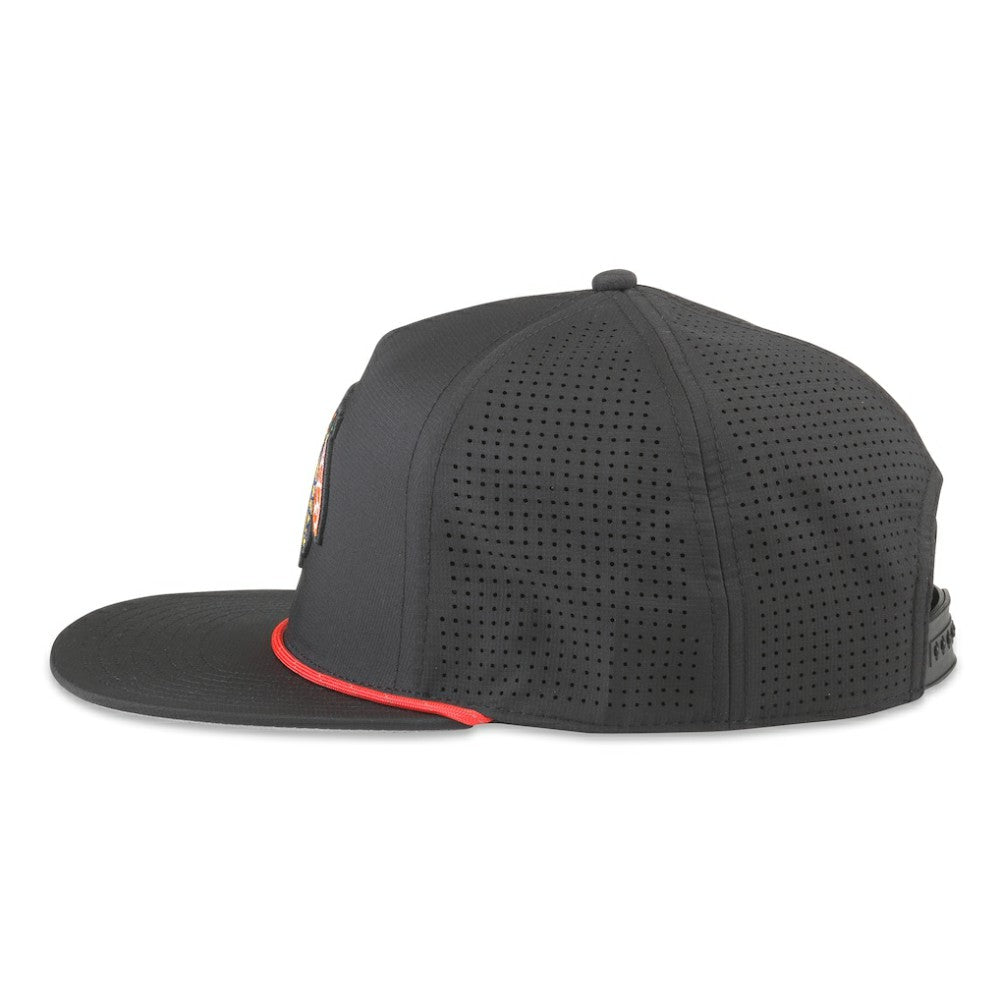 Chicago Blackhawks American Needle Buxton Pro Tech Adjustable Hat - Black | NHL on sale