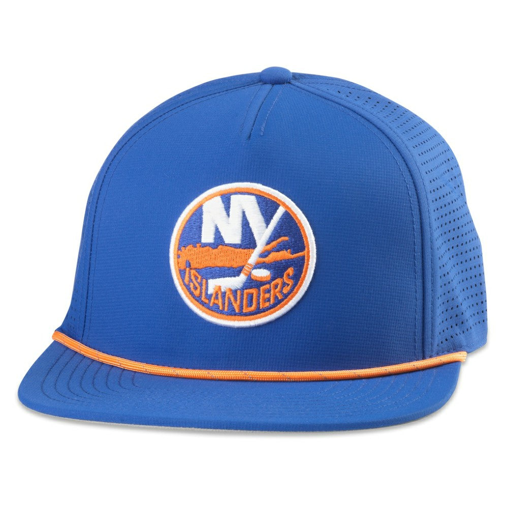 New York Islanders American Needle Buxton Pro Tech Adjustable Hat - Royal | NHL Lifestyle