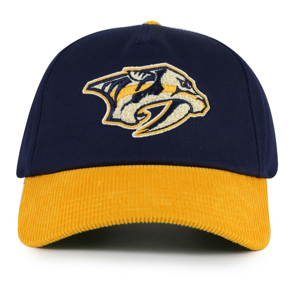 Nashville Predators American Needle Burnett Adjustable Hat - Navy/Gold | NHL on sale