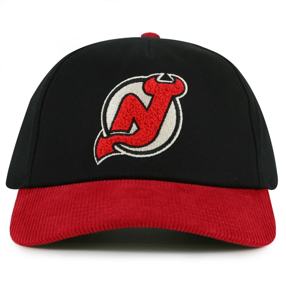 New Jersey Devils American Needle Burnett Adjustable Hat - Black/Red | NHL on sale