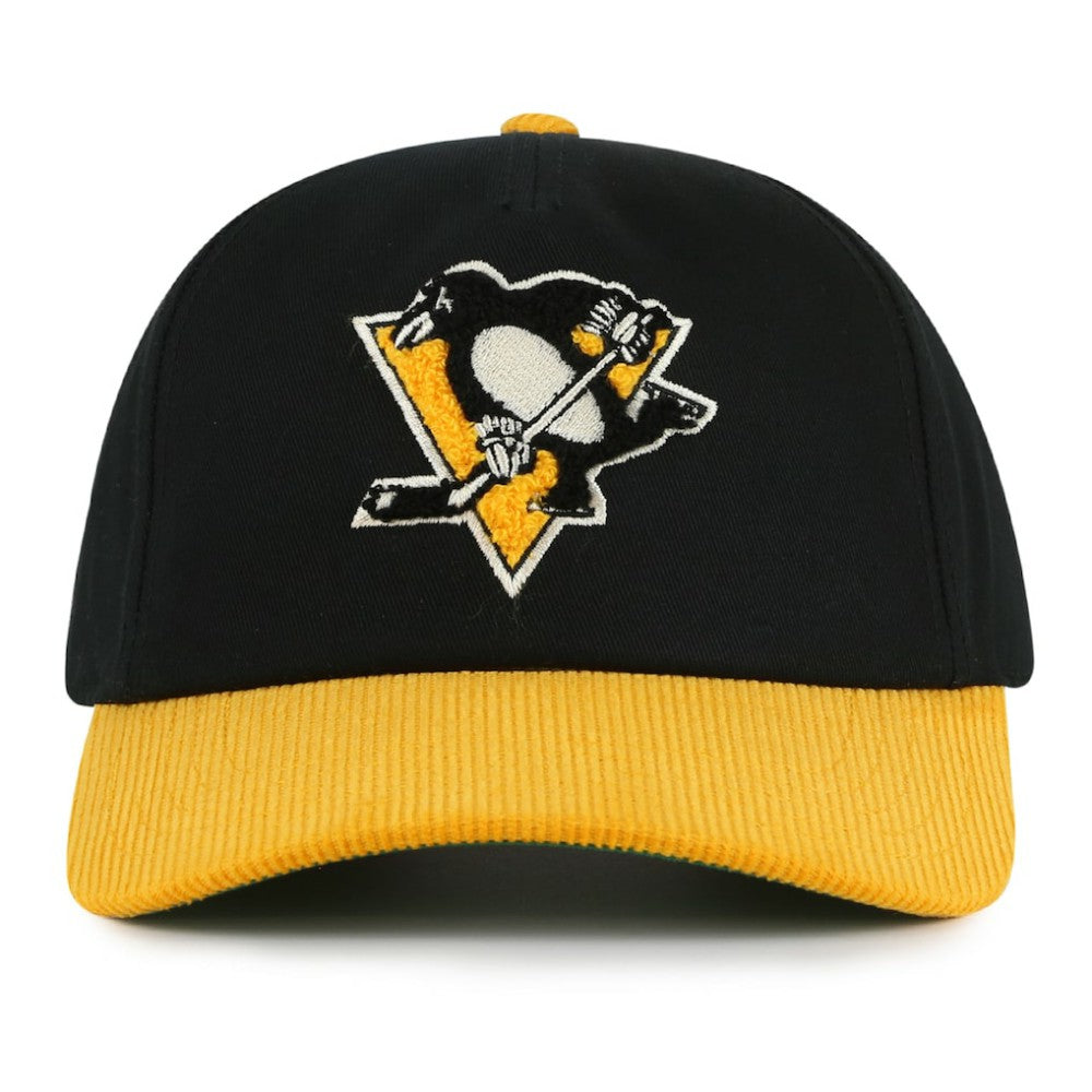 Pittsburgh Penguins American Needle Burnett Adjustable Hat - Black/Gold | NHL on sale