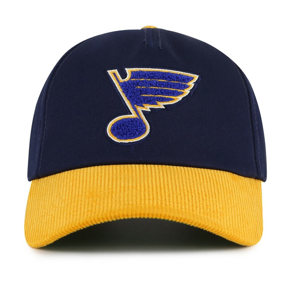 St. Louis Blues American Needle Burnett Adjustable Hat - Navy/Gold | NHL Clearance