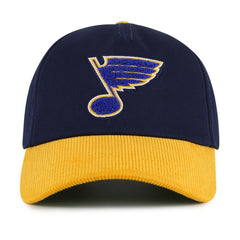 St. Louis Blues American Needle Burnett Adjustable Hat - Navy/Gold | NHL Clearance