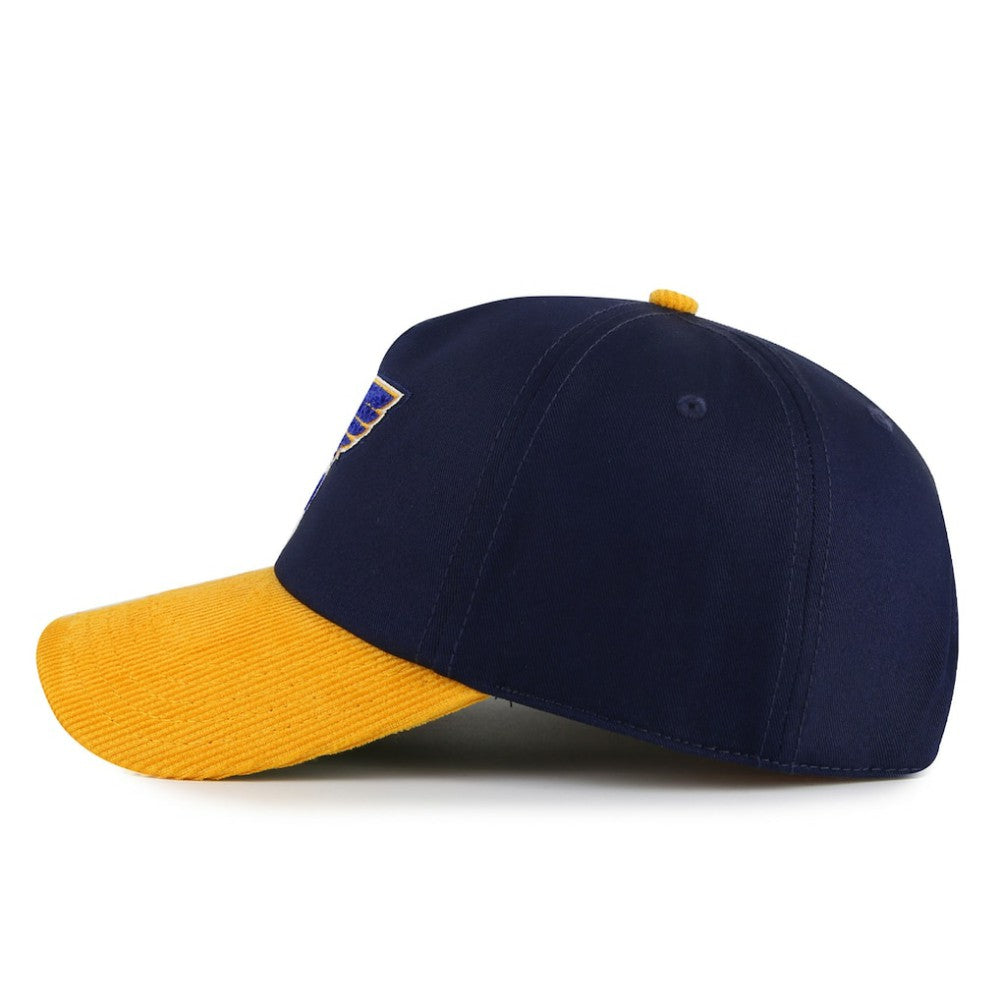 St. Louis Blues American Needle Burnett Adjustable Hat - Navy/Gold | NHL Clearance
