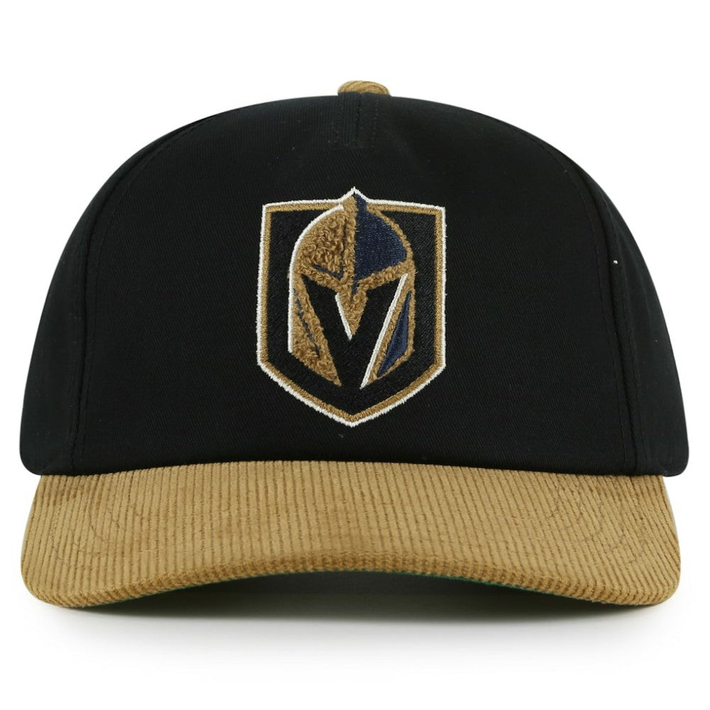 Vegas Golden Knights American Needle Burnett Adjustable Hat - Black/Gold | NHL Clearance