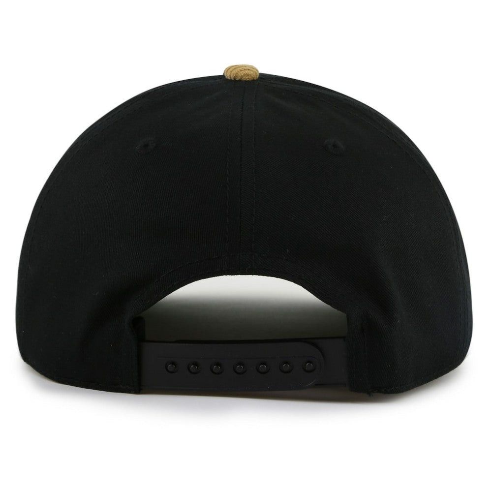 Vegas Golden Knights American Needle Burnett Adjustable Hat - Black/Gold | NHL Clearance