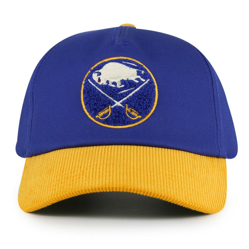 Buffalo Sabres American Needle Burnett Adjustable Hat - Royal/Gold | NHL on sale