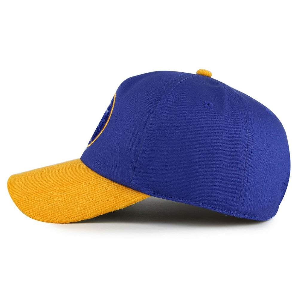 Buffalo Sabres American Needle Burnett Adjustable Hat - Royal/Gold | NHL on sale