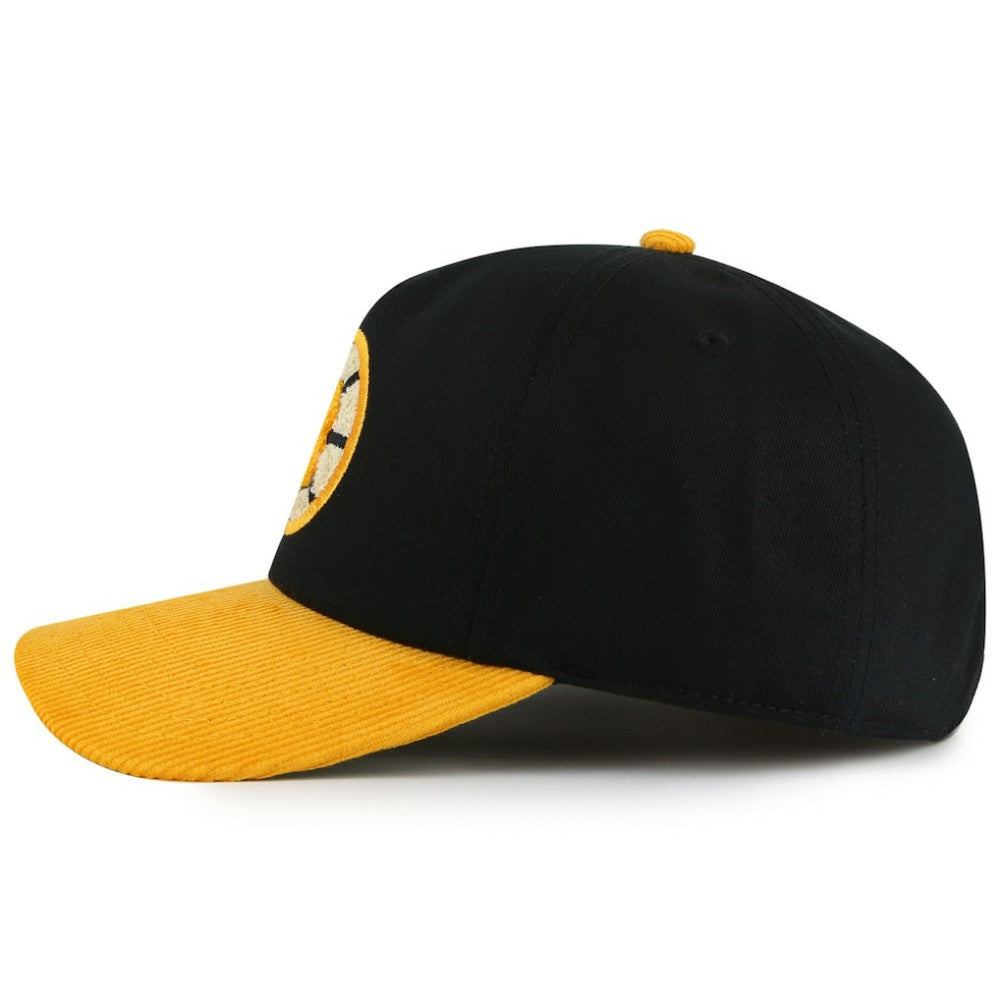 Boston Bruins American Needle Burnett Adjustable Hat - Black/Gold | NHL near me