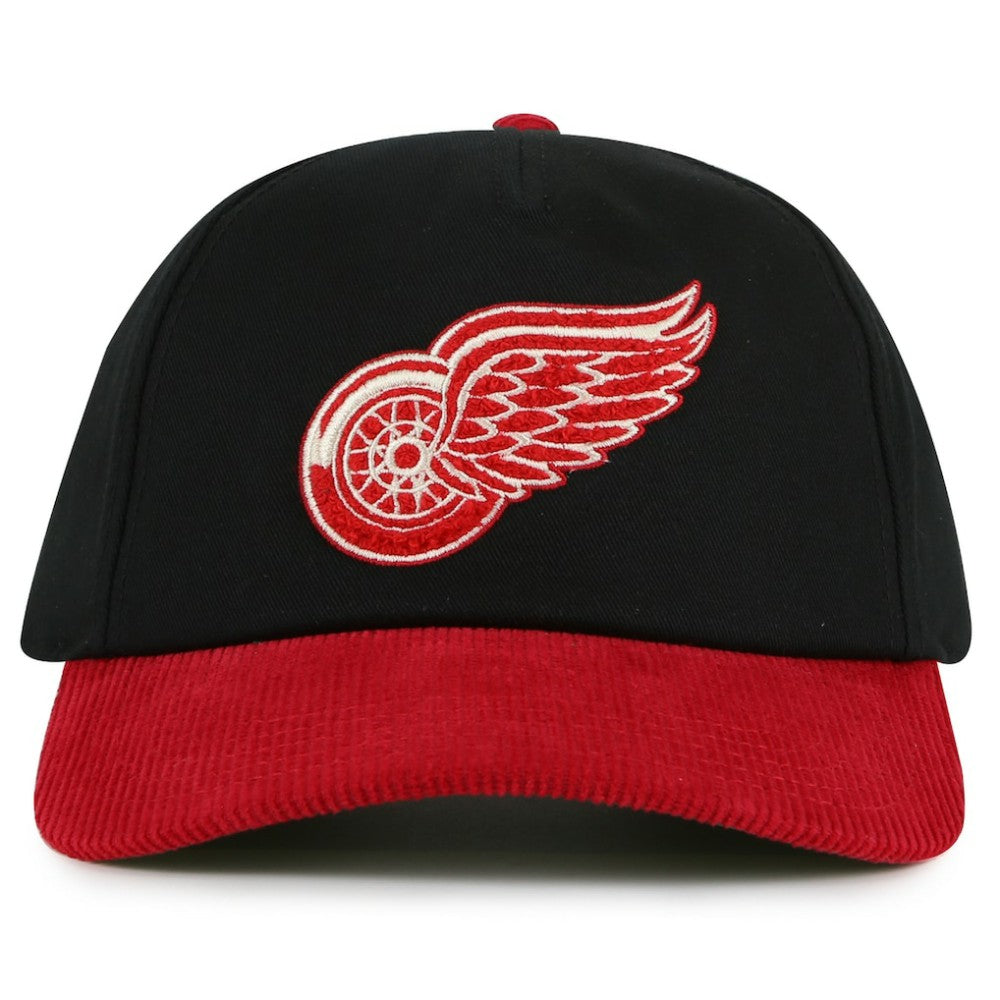 Detroit Red Wings American Needle Burnett Adjustable Hat - Black/Red | NHL online