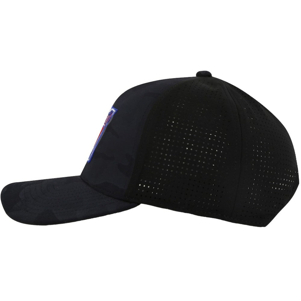 New York Rangers American Needle Valin Camo Super Tech Vented Adjustable Hat - Black | NHL discount