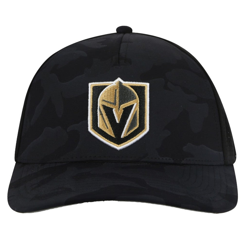 Vegas Golden Knights American Needle Valin Camo Super Tech Vented Adjustable Hat - Black | NHL sale