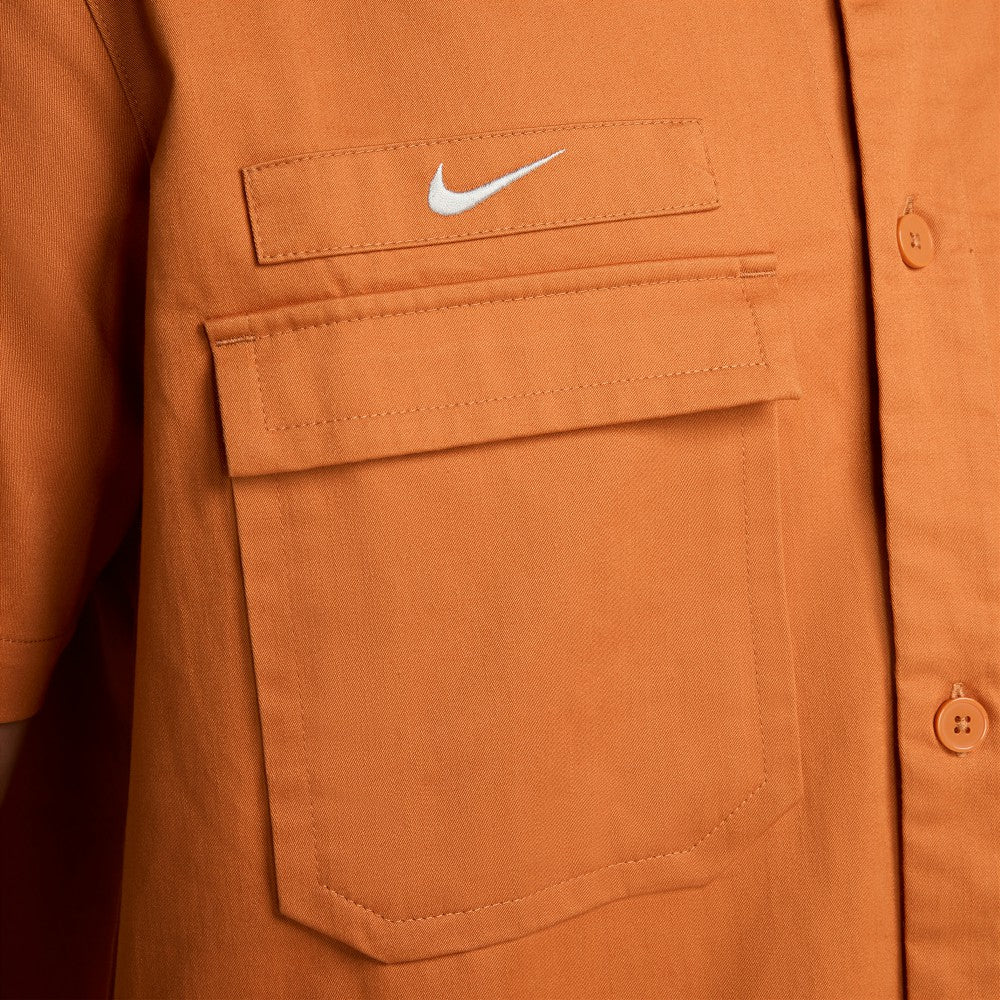 Nike - Club America CA x CA Woven Button-Down Shirt - Burnt Orange