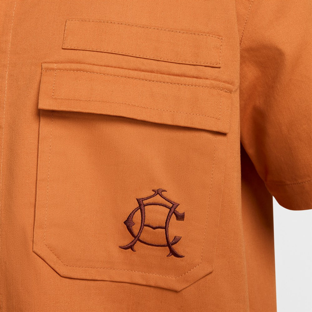 Nike - Club America CA x CA Woven Button-Down Shirt - Burnt Orange