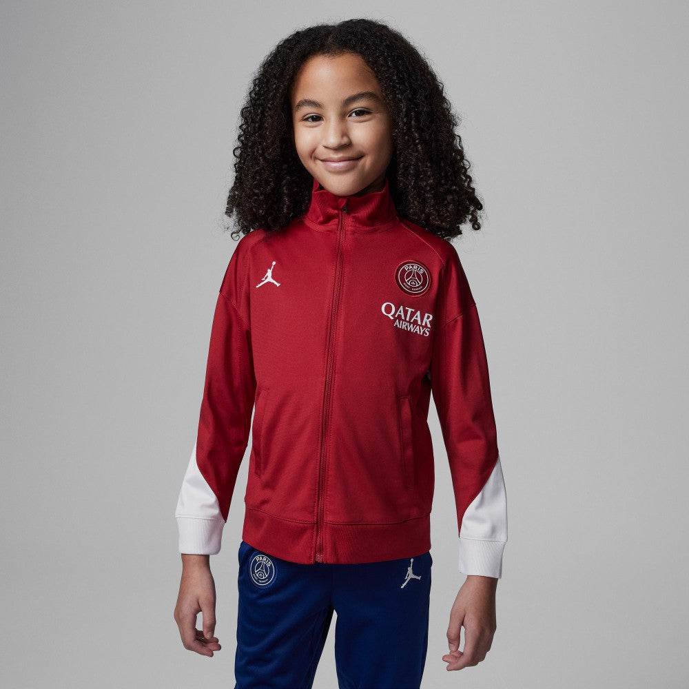 Jordan - Paris Saint-Germain Jordan Brand Preschool 2024/25 Fourth Strike Full-Zip Track Suit - Red