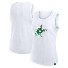 Dallas Stars Fanatics Women's Slub Tank Top - White | Fanatics online