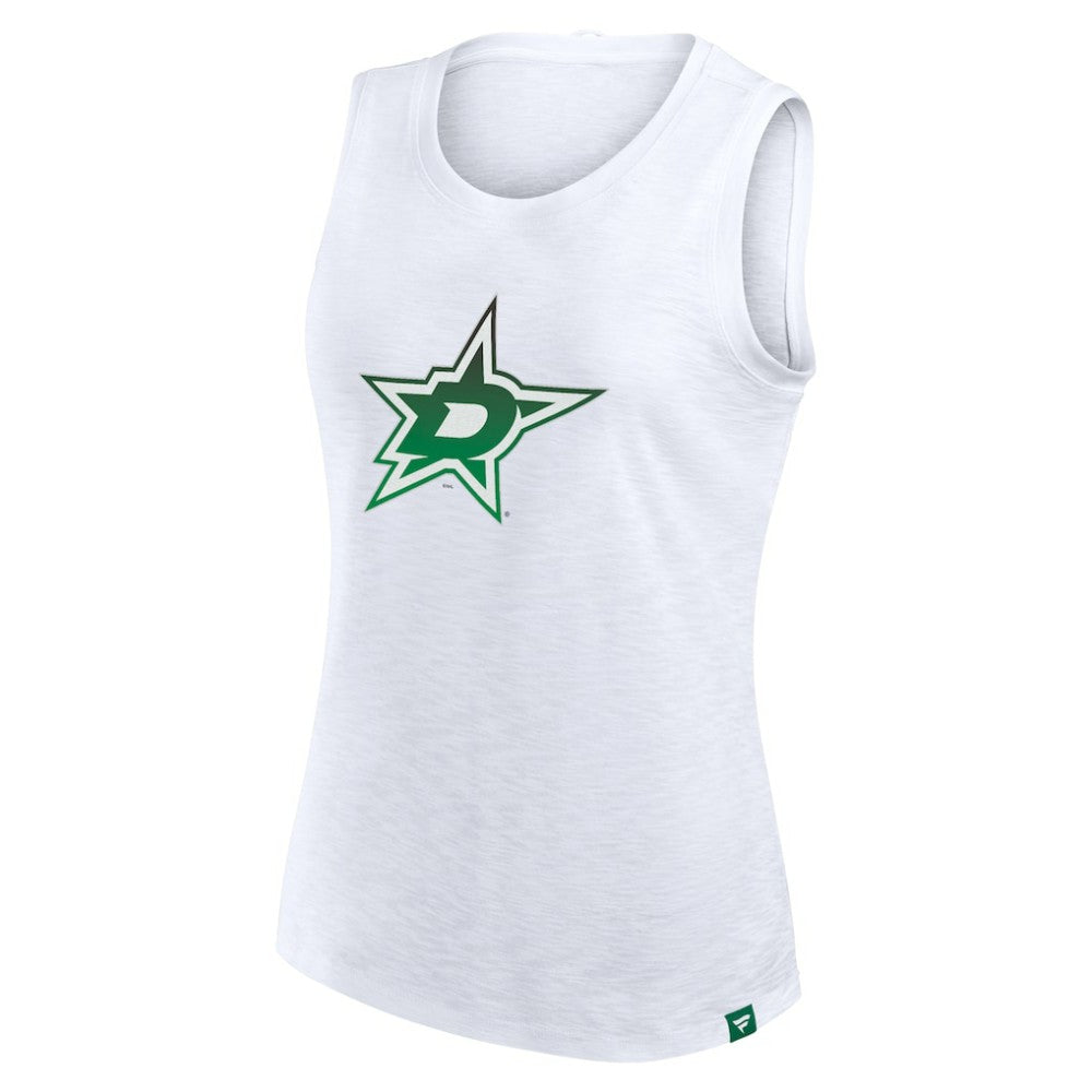 Dallas Stars Fanatics Women's Slub Tank Top - White | Fanatics online