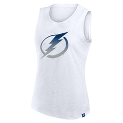 Tampa Bay Lightning Fanatics Women's Slub Tank Top - White | Fanatics near me