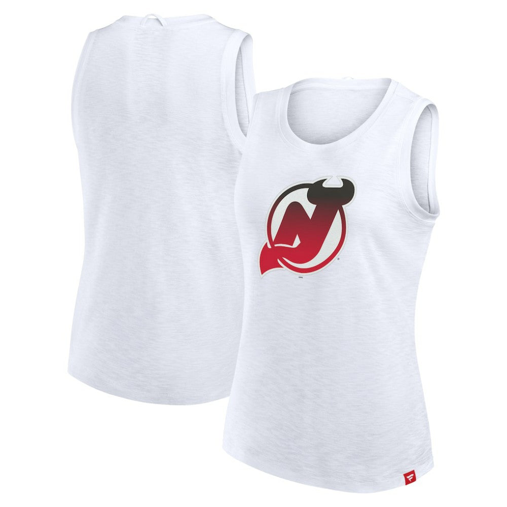 New Jersey Devils Fanatics Women's Slub Tank Top - White | Fanatics sale