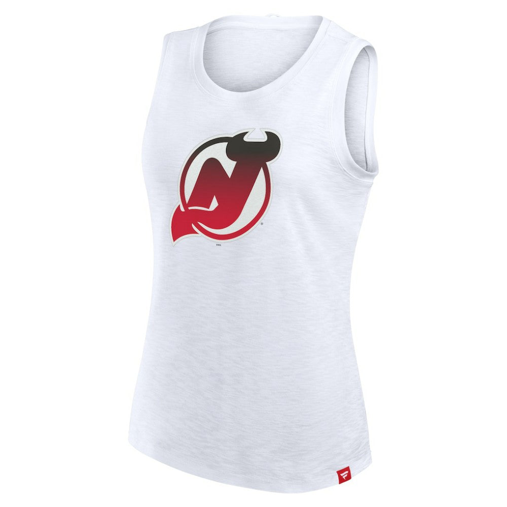 New Jersey Devils Fanatics Women's Slub Tank Top - White | Fanatics sale