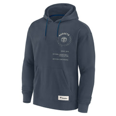 Fanatics Denver Nuggets Future Ground Info Elements Premium Pullover Hoodie Blue