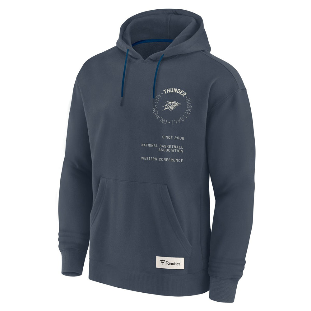 Fanatics Oklahoma City Thunder Future Ground Info Elements Premium Pullover Hoodie Blue