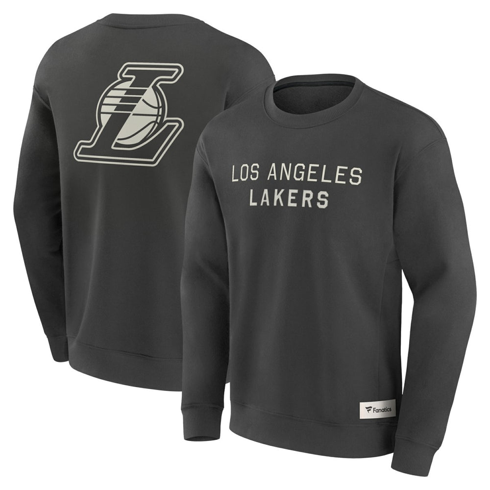 Fanatics Los Angeles Lakers Elements Future Ground Lettering Pullover Sweatshirt Gray