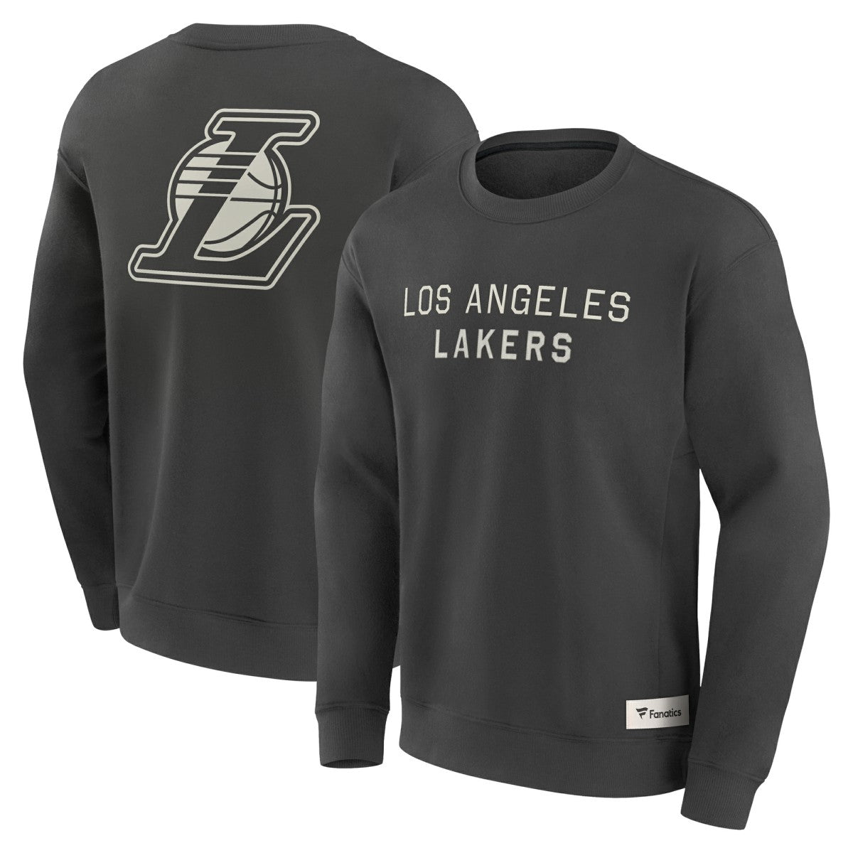 Fanatics Los Angeles Lakers Elements Future Ground Lettering Pullover Sweatshirt Gray