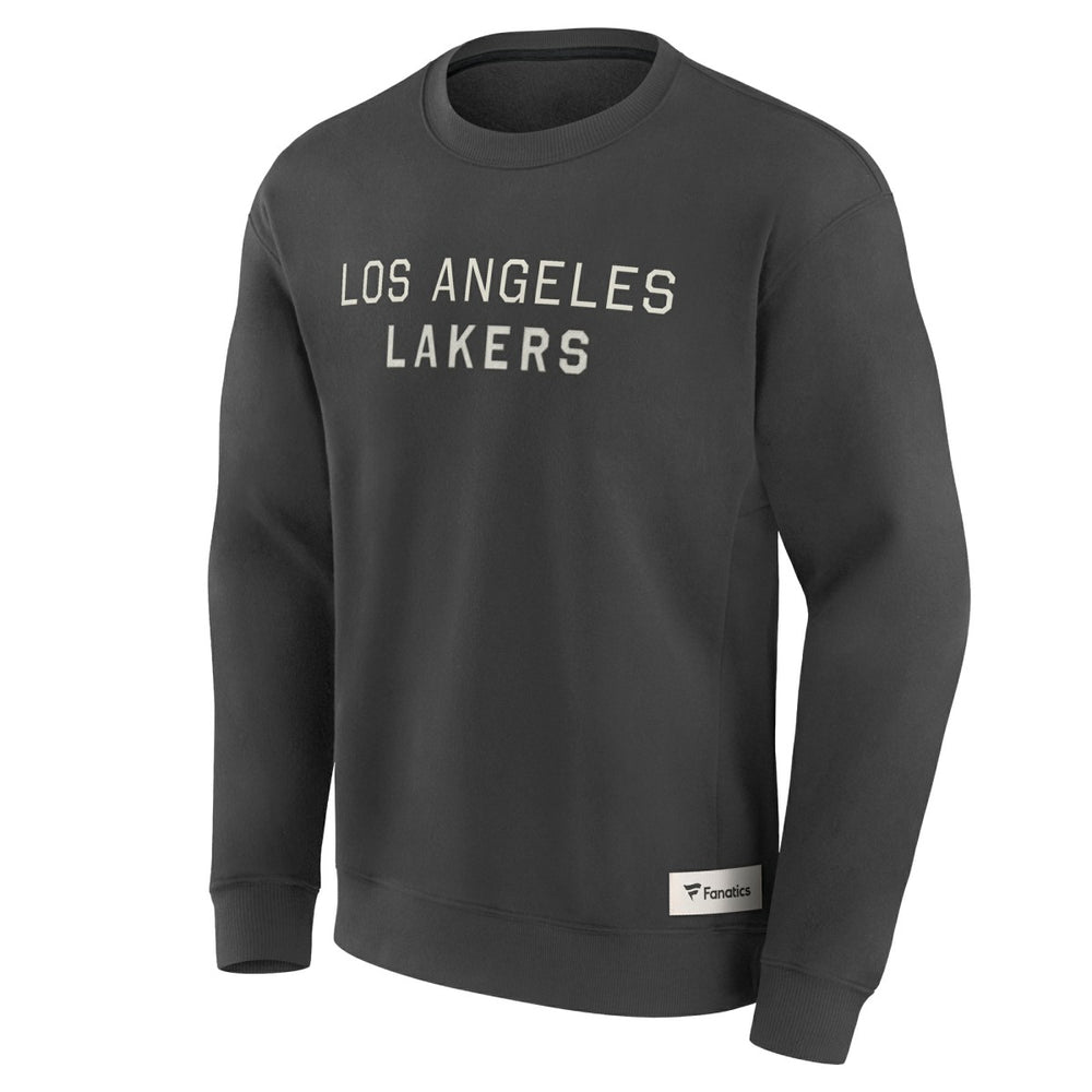 Fanatics Los Angeles Lakers Elements Future Ground Lettering Pullover Sweatshirt Gray