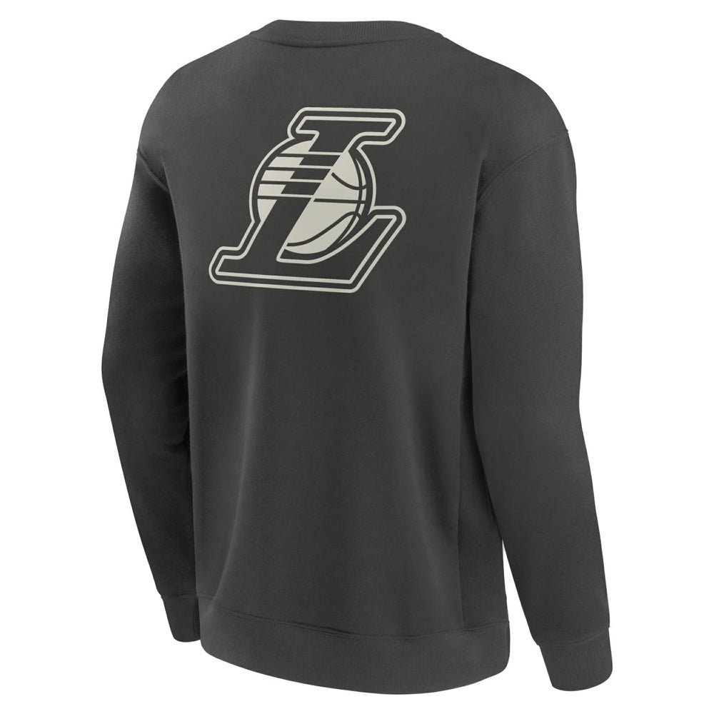 Fanatics Los Angeles Lakers Elements Future Ground Lettering Pullover Sweatshirt Gray