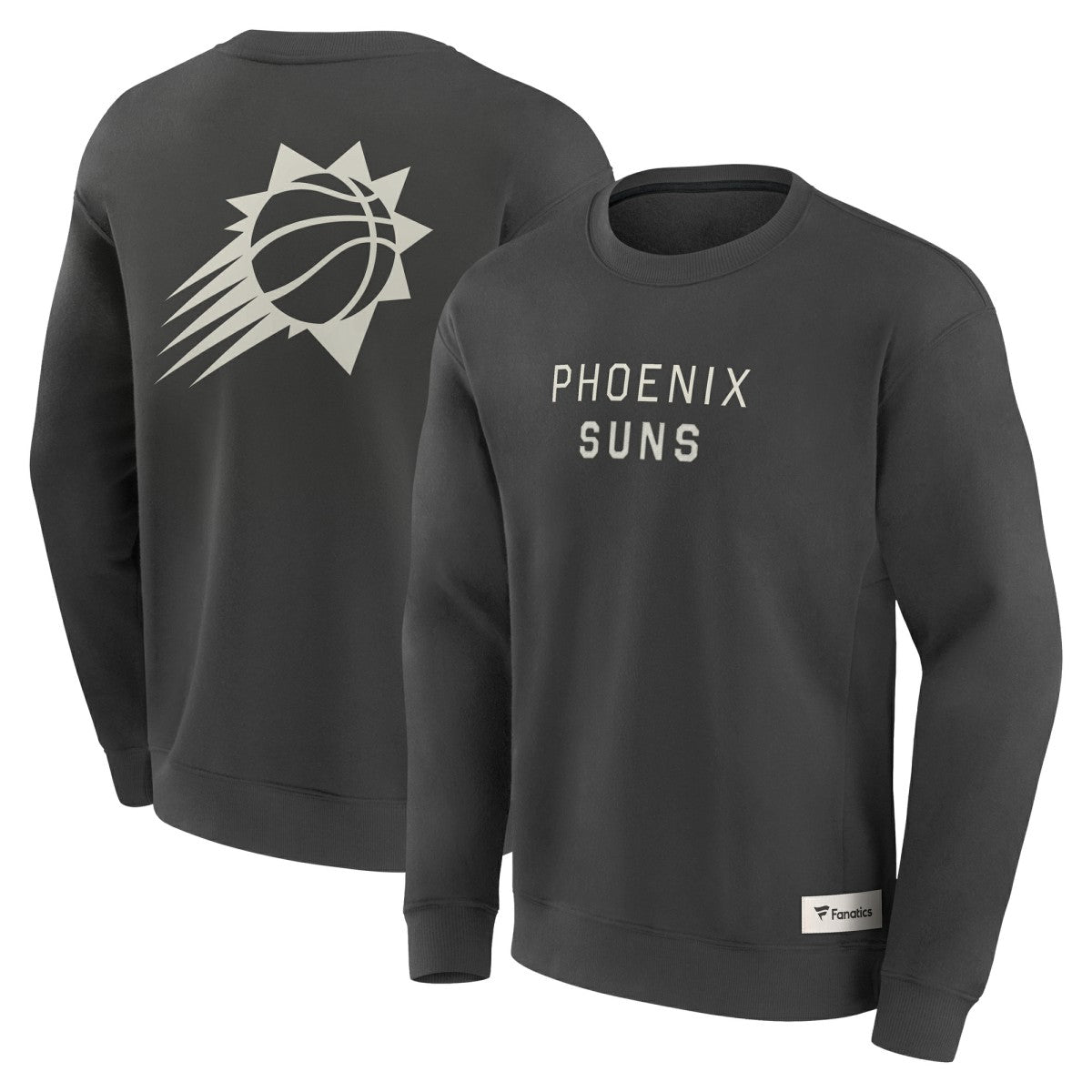 Fanatics Phoenix Suns Elements Future Ground Lettering Pullover Sweatshirt Gray