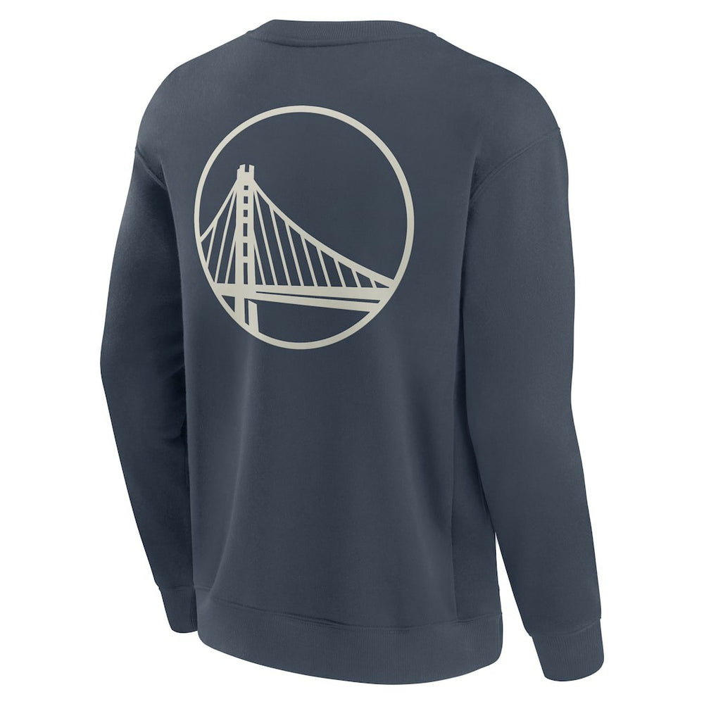 Fanatics Golden State Warriors Elements Future Ground Lettering Pullover Sweatshirt Blue