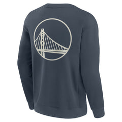 Fanatics Golden State Warriors Elements Future Ground Lettering Pullover Sweatshirt Blue