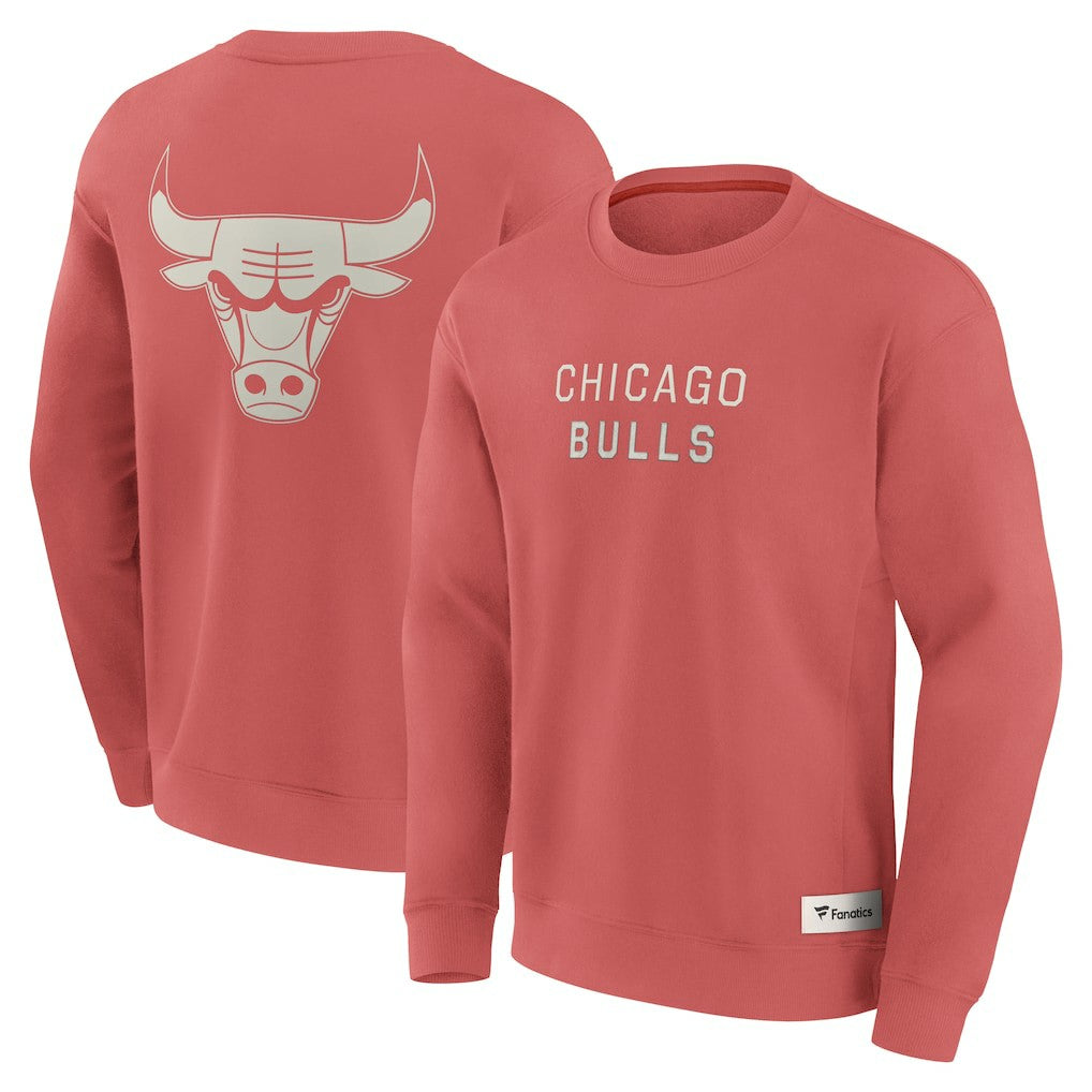 Fanatics Chicago Bulls Elements Future Ground Lettering Pullover Sweatshirt Red