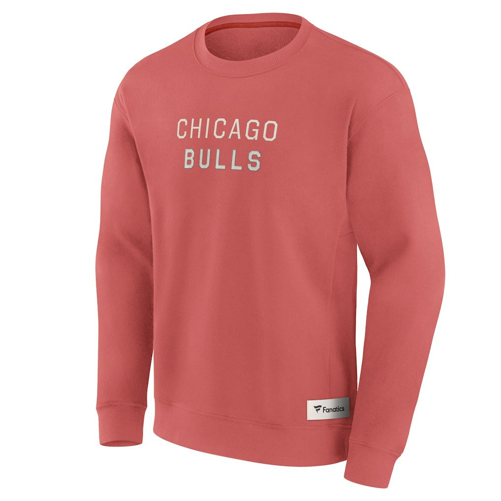 Fanatics Chicago Bulls Elements Future Ground Lettering Pullover Sweatshirt Red