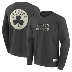 Fanatics Boston Celtics Elements Future Ground Lettering Pullover Sweatshirt Gray