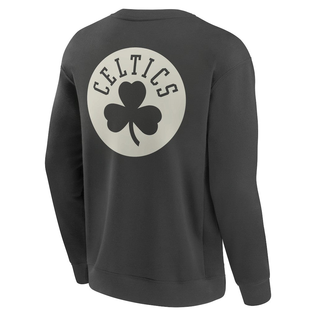 Fanatics Boston Celtics Elements Future Ground Lettering Pullover Sweatshirt Gray