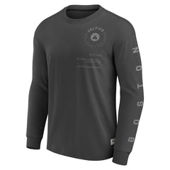 Fanatics Boston Celtics Elements Future Ground Tonal Info Long Sleeve T-Shirt Gray