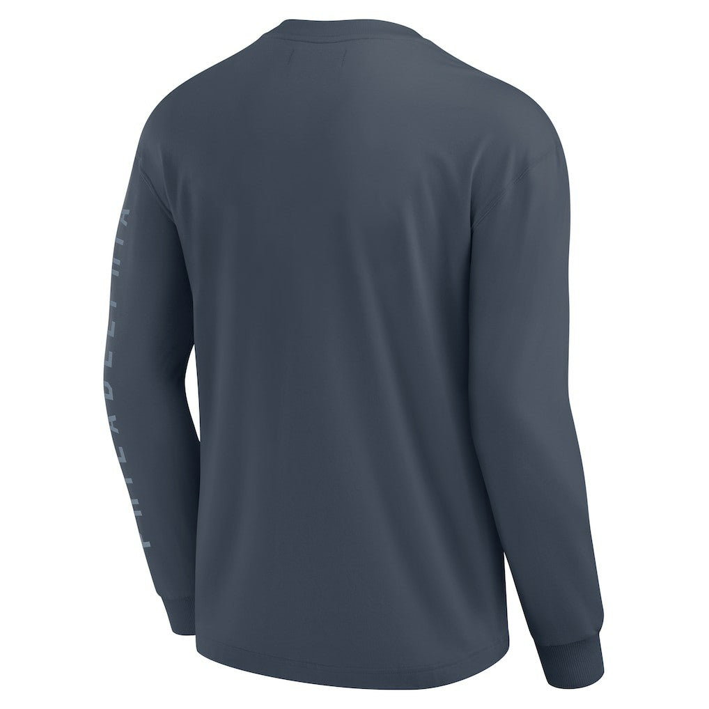 Fanatics Philadelphia 76ers Elements Future Ground Tonal Info Long Sleeve T-Shirt Blue