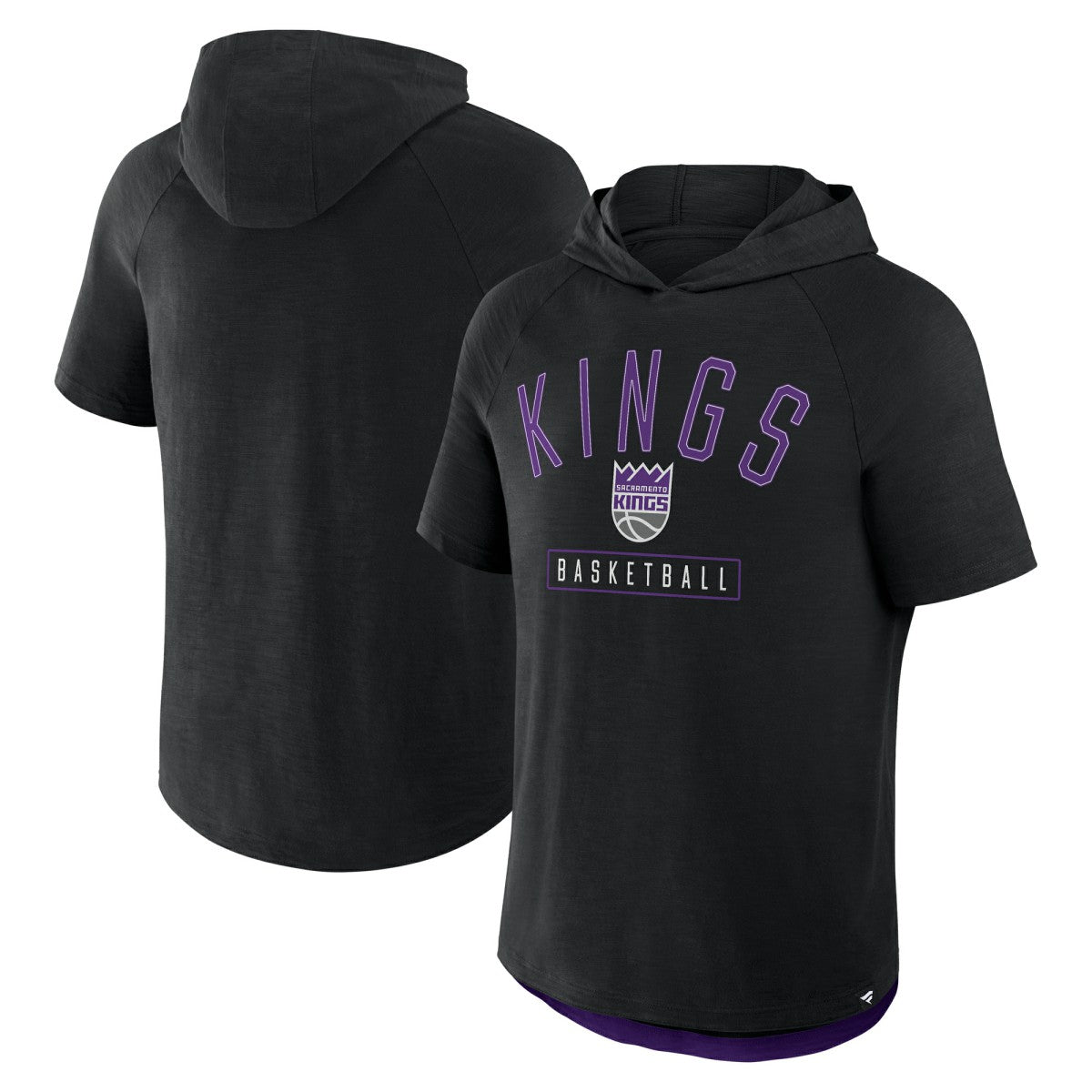 Fanatics Sacramento Kings Pass Legend Raglan Hoodie T-Shirt Black
