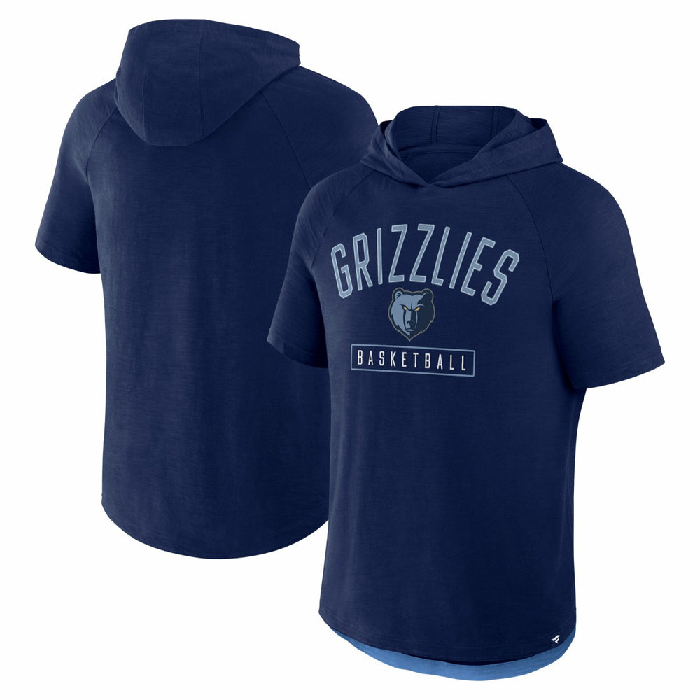 Fanatics Memphis Grizzlies Pass Legend Raglan Hoodie T-Shirt Navy