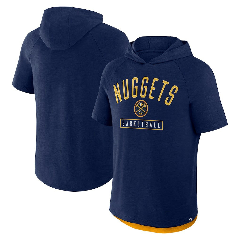 Fanatics Denver Nuggets Pass Legend Raglan Hoodie T-Shirt Navy