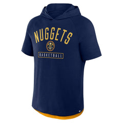 Fanatics Denver Nuggets Pass Legend Raglan Hoodie T-Shirt Navy