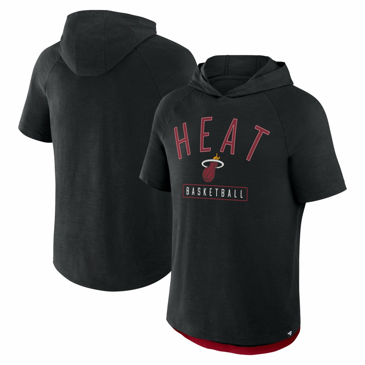 Fanatics Miami Heat Pass Legend Raglan Hoodie T-Shirt Black