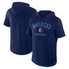 Fanatics Dallas Mavericks Pass Legend Raglan Hoodie T-Shirt Navy