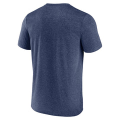 New Orleans Pelicans Logo Athletic Block Practice Performance T-Shirt Heather Navy