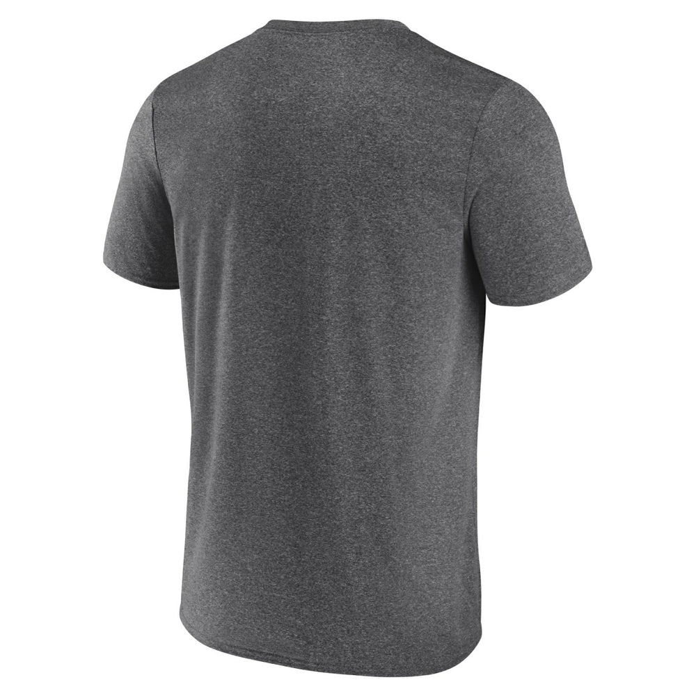 Portland Trail Blazers Logo Athletic Block Practice Performance T-Shirt Heather Charcoal