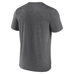 Charlotte Hornets Logo Athletic Block Practice Performance T-Shirt Heather Charcoal
