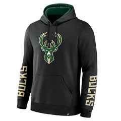 Fanatics Milwaukee Bucks Legacy Guard Pullover Hoodie Black