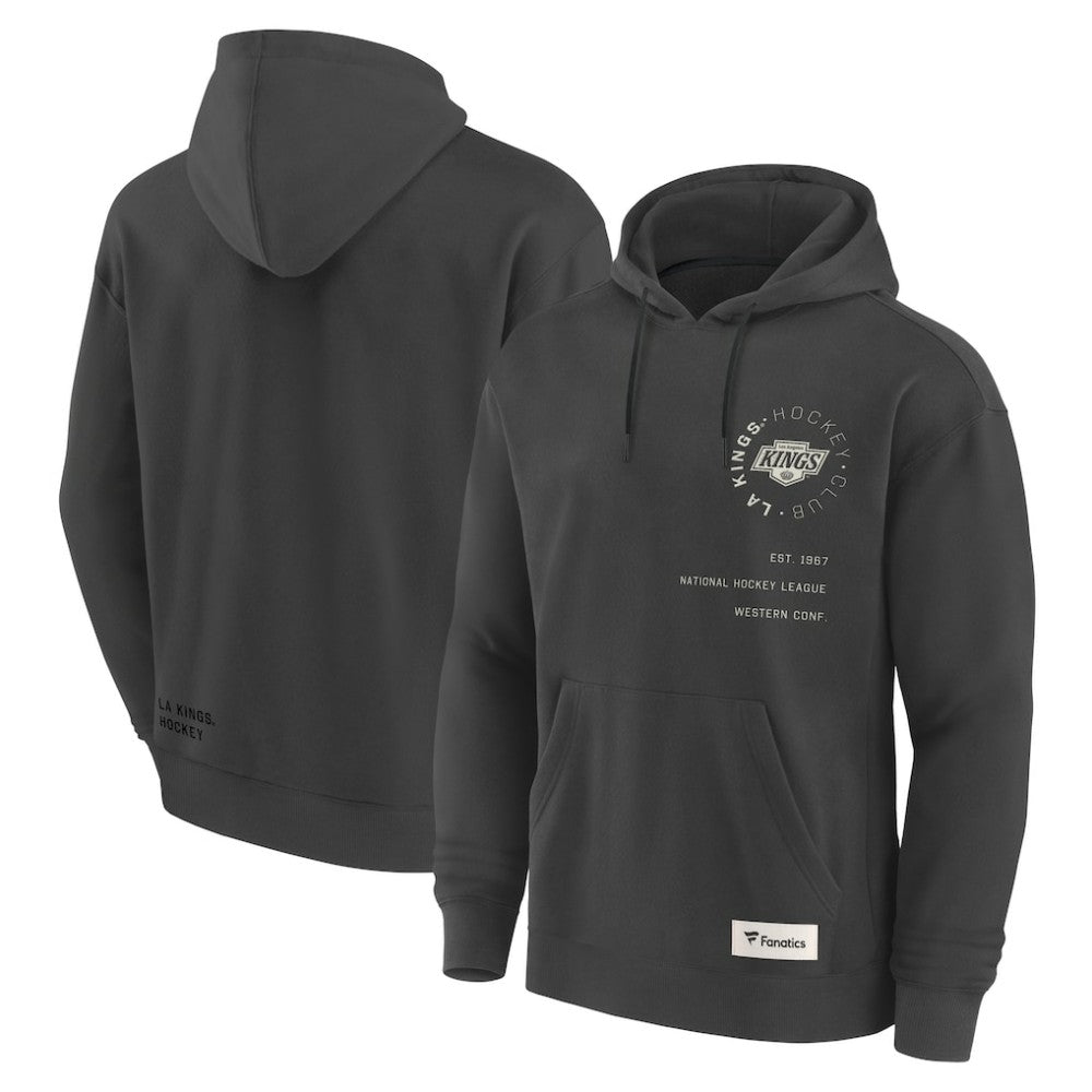 Los Angeles Kings Fanatics Future Ground Info Pullover Hoodie - Charcoal | Fanatics discount